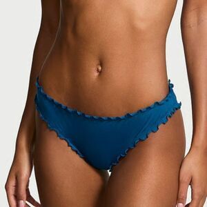 1207 NWT Victoria's Secret Swim Essential Ruched Cheeky Bikini Bottom